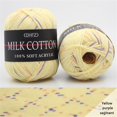 thumbnail image 4 of Birdeem Colorful Hand Knitting 50G Knitting Crochet Milk Soft Baby Cotton Wool Yarn, 4 of 12
