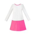 thumbnail image 2 of Robe Fille Broderie Duck Manches Longues Contraste de Couleur Coton 5 Ans, 2 of 6