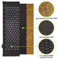 thumbnail image 4 of ProsourceFit Ki Acupressure Mat and Pillow Set with 100% Natural Linen for Back/Neck Pain Relief and Muscle Relaxation, 4 of 15