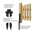 thumbnail image 4 of 2 Pack Fence Post Anchor Kit, Heavy Duty Steel Fence Post Repair Stakes,Fence Post Anchor Ground Spike for Repairing, 4 of 7