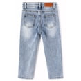 thumbnail image 2 of KIDSCOOL SPACE Pantalon en Denim Déchiré à Anneau en D pour Bébé Fille Garçon Petit Enfant, 3-4 Ans, 2 of 6