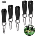 thumbnail image 3 of 5 Pcs Tree Swing Straps Heavy Duty Hook Ring Hanging Belt Gym Extension Belt, 3 of 4