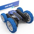 thumbnail image 2 of Blue Induction Remote Control Stunt Car With High-Speed Rotation And Deformation, Double-Sided Off-Road Vehicle, Rechargeable Rc Toy With Lights For Kids (1.08 Lbs), 2 of 2