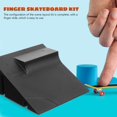 thumbnail image 4 of Bamboohart Funny Finger Skateboard Desktop Skate Park Kit Ramp Part Skating Field Prop for Finger, 4 of 10