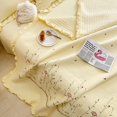 thumbnail image 3 of Cotton Bedspread,Cotton Quilt Pure Color Summer Cooling Quilt Summer Cotton Quilt Seamless Integration, 3 of 5