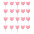 thumbnail image 1 of lionlar 20Pcs Maison de Poupée Miniature Snacks Bonbons Maison de Poupée Accessoires - Rose, 1 of 9