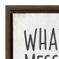 thumbnail image 3 of Art encadré "What Mess?" de hometrends, 3 of 5