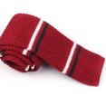thumbnail image 3 of Wweixi Cravate Mince pour Homme Mince Mince Unie Formelle Tricotée, 3 of 9