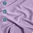 thumbnail image 2 of Bare Home Fitted Sheet - Premium 1800 Collection - Deep Pocket - Ultra-Soft Wrinkle Resistant - Full, Lavender, 2 of 7