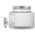 thumbnail image 2 of 2.8L Glass Drink Dispenser Jar with Tap for Beverage Storage, 2 of 8
