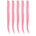 thumbnail image 1 of Extensions de Cheveux à Clip, 5 Pcs 55cm Extensions de Cheveux Colorées à Clip pour Femmes Cheveux Synthétiques Haute Température pour Fête et Cosplay, 1 of 7