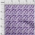 thumbnail image 2 of oneOone Georgette Viscose Purple Fabric Abstract Sewing Material Print Fabric By The Yard 42 Inch Wide, 2 of 5