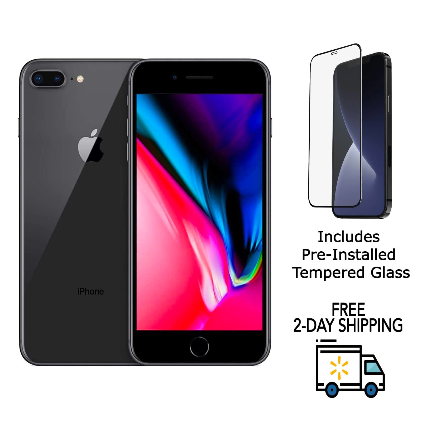 Pre-Owned Apple iPhone 8 Plus A1897 (GSM Unlocked) 256GB Space