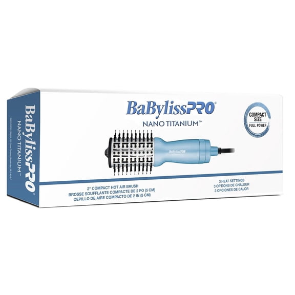 Nano Titanium 2" Compact Oval Hot Air Brush