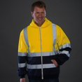 thumbnail image 2 of Unisex Workwear Coat Safety Reflective Strip Hoodies Jacket, 2 of 6