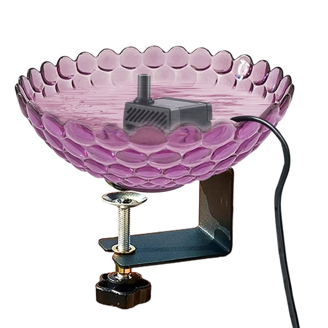 Btomtd 2025 Outdoor Garden Bath Feeding Device, Purple