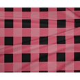 thumbnail image 4 of oneOone Polyester Lycra Fabric Gingham Check Print Fabric BTY 56 Inch Wide, 4 of 4