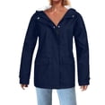 thumbnail image 2 of Posijego Imperméables P-4TG pour Femmes Légers Imperméables Manteau de Pluie Coupe-Vent Extérieur Voyage Randonnée Veste, 2 of 6