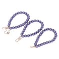 thumbnail image 3 of Pearl Bracelet, Metal Buckle Pearl Beads Strands Exquisite  For Bag For Keychain For Mobile Phone Case H44 Gentian Purple, 3 of 8