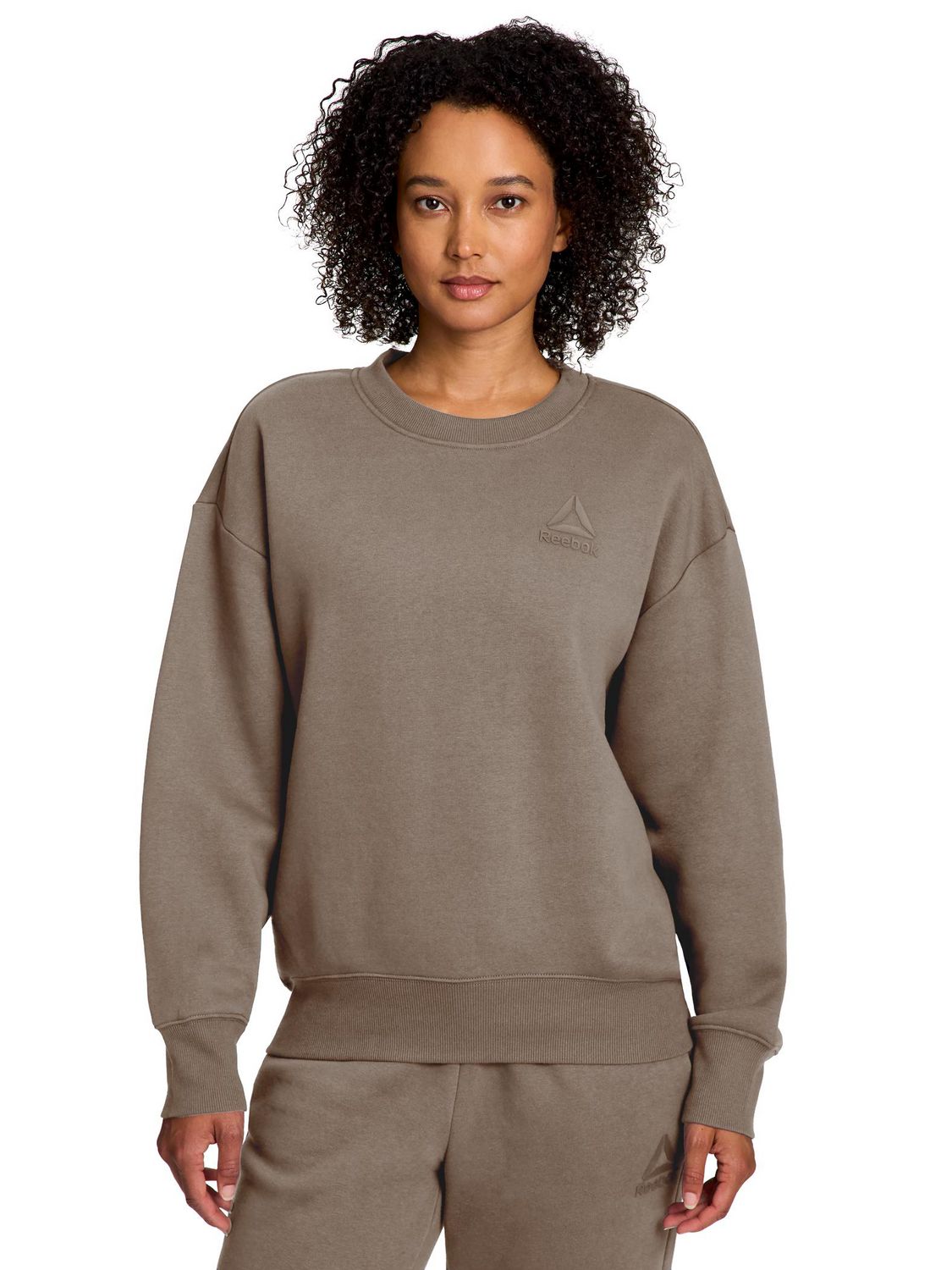 Reebok Women's Weekender Oversized Crewneck Sweatshirt