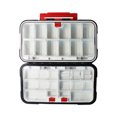 thumbnail image 1 of mmirethe Box Sealed Plastic Durable Reel Hooks Lure Baits Boxes Multifunctional Organizer Case BaitContainer Tools Equipment L Black, 1 of 8