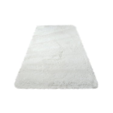 Leutsin Soft Area Rugs for Living Room,Sherpa Area Rug,Modern Soft Fluffy Shaggy Rug for Bedroom Small Chair Decor Rugs Feet Floor Mat,Plush Furry Fur Area Rugs Comfy Nursery Accent Floor Carpet