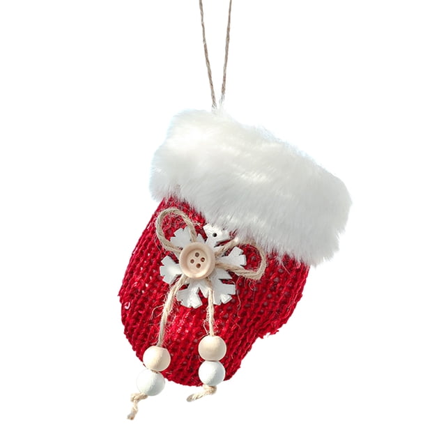 WRKEKC Clearance Christmas Hat Decoration Christmas Tree Decoration Christmas Red Decoration Holiday Gift Suitable for Living Room Kitchen Bedroom Decoration