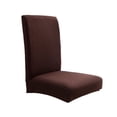 thumbnail image 2 of Sentmoon Solid Color Brushed High Elastic Chair Cover Soft And Comfortable Chair Seat Cover -proof And Dirt- Chair Slipcover Suitable For Dining Chair Todays Deals Clearance Sales, 2 of 3