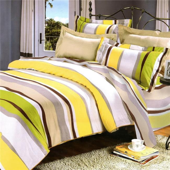 YG10-1-CFR01-1 Springtime - Luxury 4 Pieces Comforter Set Combo 300GSM - Twin Size