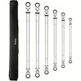 thumbnail image 4 of Extra Long Flex Head Ratcheting Wrench 8-19mm Double Box End Long Reach Ratchet, 4 of 4
