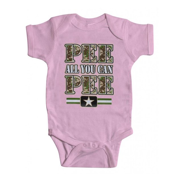Tout-petits "Pee All You Can Pee" Combinaison Rose - 18 Mois