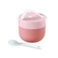 thumbnail image 2 of Czzoypi Portable Soup Cup, Mini Bento Bowl for Office Breakfast Cereal Milk, Leak-Proof Takeaway Food Container with Spoon, Durable PP Soup Can for Snacks Lunch On-the-Go, 2 of 2