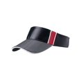 thumbnail image 1 of Visière avant Aspect Cuir PU, Noir Rouge, 1 of 1