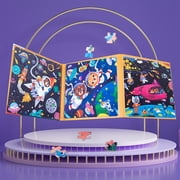 EGNMCR A Full Range Of 10 Advanced Magnetic Puzzles For Toddlers Aged 3 To 7 Years Old 3 In 1 Magnet Puzzle Book Puzzle Game Magnetic Activity Toys For Boys And Girls Children puzzles