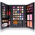 thumbnail image 1 of SHANY Luxe Book Makeup Set - All In One Travel Cosmetics Kit with 30 Eyeshadows, 15 Lip Colors, 5 Brushes, 4 Pressed Blushes, 3 Brow Colors, and Mirro, 1 of 6