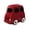 red, variant on Siruishop Trash Can with Wheel Cartoon Portable Garbage Bin for Entryway Dining Toilet white