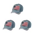 thumbnail image 2 of Decodeary Fashionable Baseball Cap Adjustable And Sun Defended Multi-colors Hat Denim 4 3Set, 2 of 6