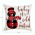 thumbnail image 2 of Taie d'Oreiller de Noël pour Canapé Coussin de Dos, 2 of 8