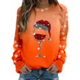 thumbnail image 1 of Chandail Ample à Manches Longues pour Femmes avec Imprimé « Merry Noël », Col Rond, Chandail en Molleton, Grande Veste pour Femmes, Coupe Ajustée, Chandail à Enfiler, Hauts, Chandails en Molleton, Chandails Décontractés à Manches Longues, Chandails d'Entraînement, Blouse Ample, 1 of 8