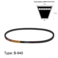 thumbnail image 2 of Unique Bargains B-940 V-Belts Drive Belt, 940mm Inner Girth, Rubber for Power Transmission, 2 of 6