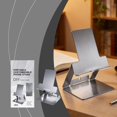 thumbnail image 4 of Portable Phone Stand Adjustable Height | Lightweight Desktop Holder for Hands-Free Drama Watching & Office Use | Stable Base, Transportable, Compatible with Most Smartphones, 4 of 9