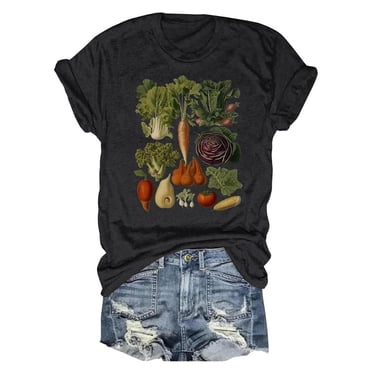 LUOGENLI T-shirts pour Femme pour Femmes T-Shirt Décontracté à Imprimé Col Rond Manches Courtes T-Shirt Haut T-shirts pour Femmes T-shirts Graphiques T-shirts Amusants Vêtements d'Été T-shirts pour Femmes T-shirts Graphiques TTG Grande Taille Pâques Noir P