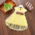 thumbnail image 3 of Robe de Princesse pour Bébé, Tout-Petit, Nourrisson, Enfants, Filles, Été, Florale, Robe de Fête, 0-3 Ans, 3 of 5
