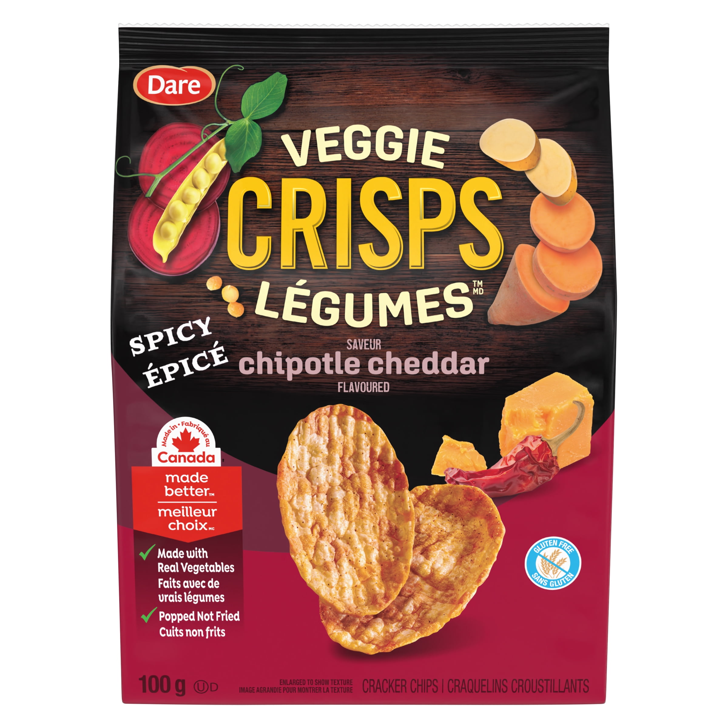 Dare Veggie Crisps Spicy Chipotle Cheddar