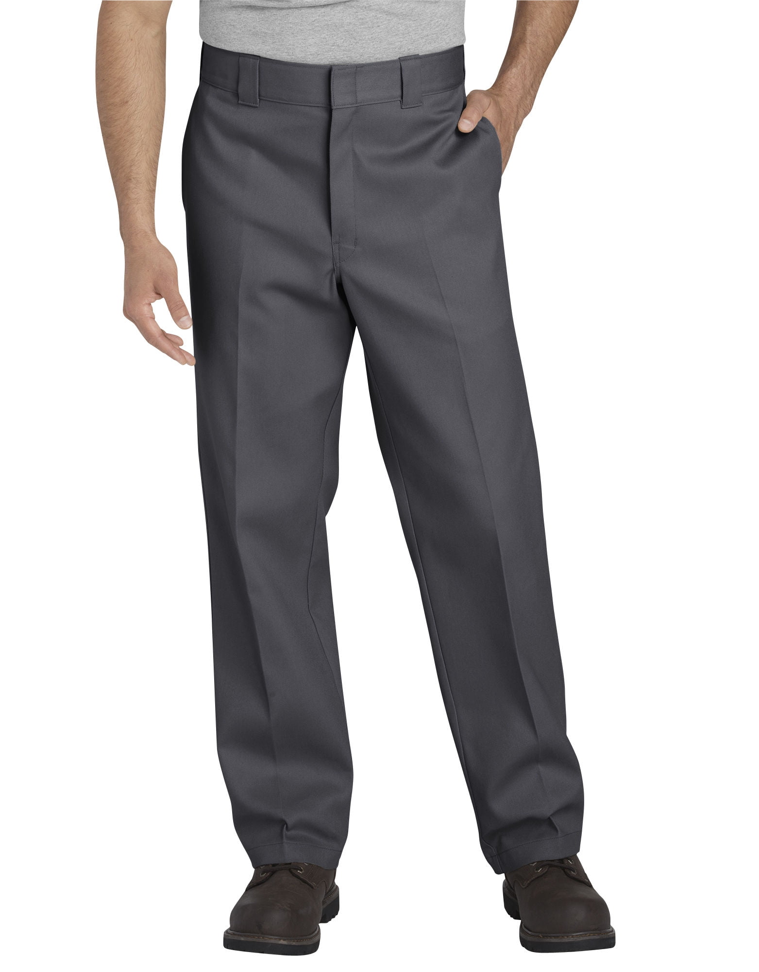 Dickies Mens 874 FLEX Work Pants, 34W x 32L, Charcoal