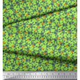 thumbnail image 2 of Soimoi polyester Crepe Fabric Diagonal Stripe,Cross Bones & Skull Decor Fabric Printed Yard 42 Inch Wide, 2 of 3