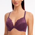 thumbnail image 4 of CHUANK Female Racerback Front Closure Unlined Underwire Bra for Women Black 34B, 4 of 5