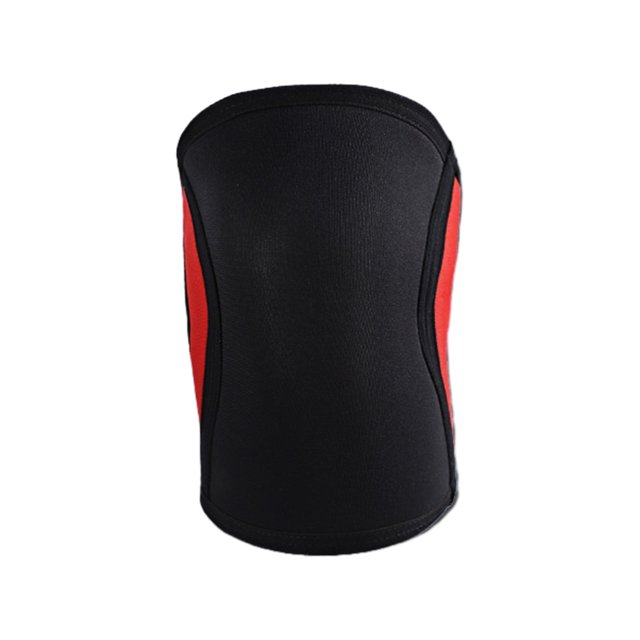 Ruiboury 1/2/3/5 Non-skid Knee Sleeves Weightlifting Lightweight And Fashionable Support Model A black red M 3PCS