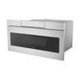 thumbnail image 3 of SHARP SMD3077ASC 30” Microwave Drawer Oven, 1.2 cu. ft., Stainless Steel, Hidden Control Panel, Automatic Drawer Opening, Defrost, Sensor Cook, 3 of 11