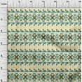 thumbnail image 2 of oneOone Silk Tabby Fabric Floral Block Print Sewing Fabric BTY 42 Inch Wide, 2 of 4